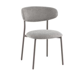 Стул обеденный Ayla серый серые ножки | Интернет магазин мебели и декора LifeDekor