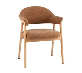 Стул обеденный Tavu с деревянными ножками терракотовый | Интернет магазин мебели и декора LifeDekor