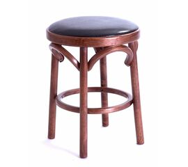 Табурет Венский мягкий (средний тон, экокожа коричневая) | Интернет магазин мебели и декора LifeDekor