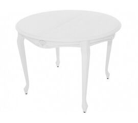 Стол «Кабриоль» круг (D 105), эмаль белая | Интернет магазин мебели и декора LifeDekor