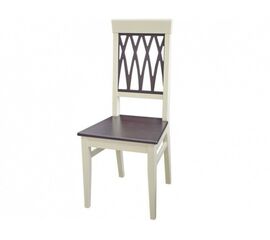 Стул «Кристиан», Комби 3 (Слоновая кость+орех темный) | Интернет магазин мебели и декора LifeDekor