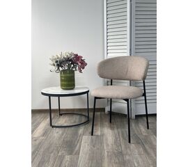 Стул TREND NS04 Крем, букле / черный каркас, М-City | Интернет магазин мебели и декора LifeDekor