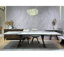 Стол BRIAN 200 MATTE PANDORA керамика на стекле/ Орех, ®DISAUR | Интернет магазин мебели и декора LifeDekor