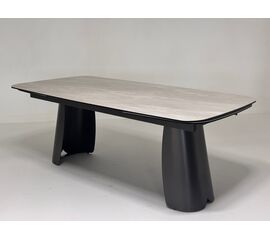 Стол KENT 200 TL-109, испанская керамика / Темно-серый каркас, ®DISAUR | Интернет магазин мебели и декора LifeDekor