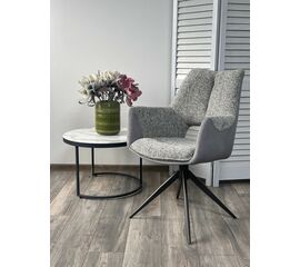 Стул DAVEN 360 град. поворот. RIELY-450 / G1038-04 Серый /Темно-серый, ®DISAUR | Интернет магазин мебели и декора LifeDekor