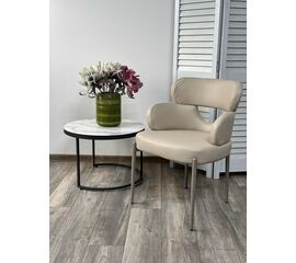 Стул VALTER HF017-02 Бежевый, экокожа / Латте каркас, ®DISAUR | Интернет магазин мебели и декора LifeDekor