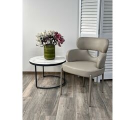 Стул VALTER HF017-09 Латте, экокожа / Латте каркас, ®DISAUR | Интернет магазин мебели и декора LifeDekor