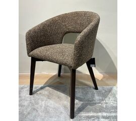 Стул THOMAS BOSTON-151 серый, ткань / орех, ®DISAUR | Интернет магазин мебели и декора LifeDekor