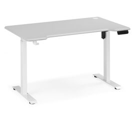 Компьютерный стол Маркос 140х80 тауп / белый | Интернет магазин мебели и декора LifeDekor