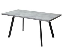 Стол BRICK M 120 Бетон Портленд/ Черный М-City | Интернет магазин мебели и декора LifeDekor