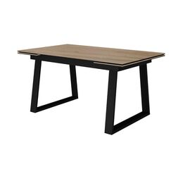 Стол DikLine DZ160 дуб галифакс/черный (2 уп.) | Интернет магазин мебели и декора LifeDekor