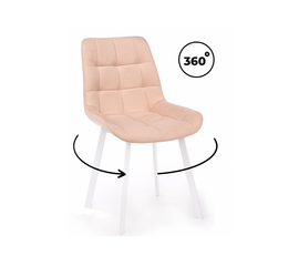 Стул на металлокаркасе Челси 360 П бежевый (zd 210) / белый np | Интернет магазин мебели и декора LifeDekor