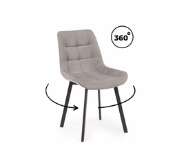 Стул на металлокаркасе Челси 360 П латте (zd 290) / черный np | Интернет магазин мебели и декора LifeDekor