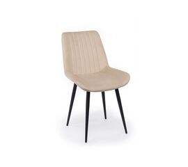 Стул на металлокаркасе Седа бежевый (zd 210) / черный np | Интернет магазин мебели и декора LifeDekor