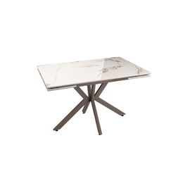 Стол раскладной Marmer 120-180*80*76 керамика капучино | Интернет магазин мебели и декора LifeDekor