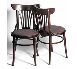 Стул венский Uranus (темный орех/ткань ромео 4) | Интернет магазин мебели и декора LifeDekor