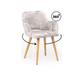 Стул деревянный Эолин 360 латте (simple 008) / светлое дерево | Интернет магазин мебели и декора LifeDekor