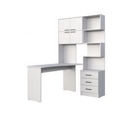 Компьютерный стол Эльброни левый белый | Интернет магазин мебели и декора LifeDekor