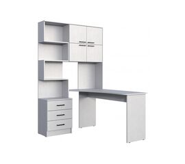 Компьютерный стол Эльброни правый белый | Интернет магазин мебели и декора LifeDekor