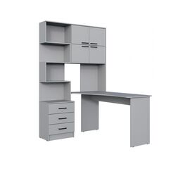 Компьютерный стол Эльброни правый шиншилла серая | Интернет магазин мебели и декора LifeDekor