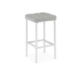 Барный стул Лофт мадера 20 / белый матовый | Интернет магазин мебели и декора LifeDekor