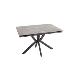 Стол раскладной Marmer 120-180*80*76 керамика антрацит | Интернет магазин мебели и декора LifeDekor