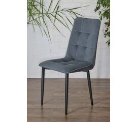 Стул ДАРЛИНГ 360 град. поворот. B22 Серый, велюр / черный каркас, М-City | Интернет магазин мебели и декора LifeDekor