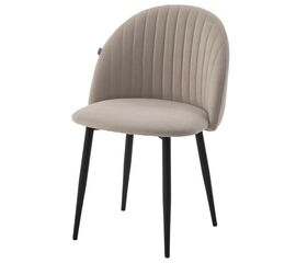 Стул БАРИ Marseille-26 Серый, велюр / черный каркас M-City | Интернет магазин мебели и декора LifeDekor