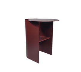 Журнальный столик Floire металл бордовый | Интернет магазин мебели и декора LifeDekor