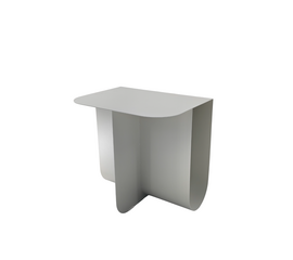 Журнальный столик Laure металл светло-серый | Интернет магазин мебели и декора LifeDekor