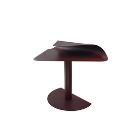 Журнальный столик Cornea металл бордовый | Интернет магазин мебели и декора LifeDekor