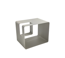 Журнальный столик Viwa металл светло-серый | Интернет магазин мебели и декора LifeDekor