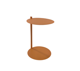 Журнальный столик Siara металл оранжевый | Интернет магазин мебели и декора LifeDekor