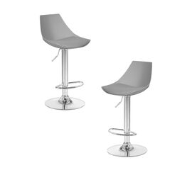Набор 2 шт Стул барный DOBRIN ROCKY, серый, Вариант: серый | Интернет магазин мебели и декора LifeDekor