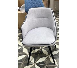 Стул ЛОРИС 360 град. поворот. B5 Капучино, велюр / черный каркас, М-City | Интернет магазин мебели и декора LifeDekor