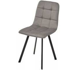Стул РИЧИ, цвет H-61 Кварцевый, велюр / черный каркас М-City | Интернет магазин мебели и декора LifeDekor