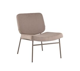 Кресло Эбигейл велюр бежевый, каркас бежево-серый | Интернет магазин мебели и декора LifeDekor