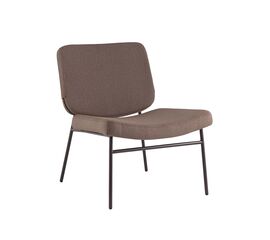 Кресло Эбигейл велюр коричневый, каркас серо-коричневый | Интернет магазин мебели и декора LifeDekor