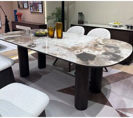 Стол PINO 210 цвет CA035, керамика / Темный орех, ®DISAUR | Интернет магазин мебели и декора LifeDekor