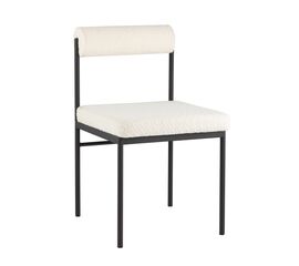 Стул обеденный Балла букле молочный | Интернет магазин мебели и декора LifeDekor