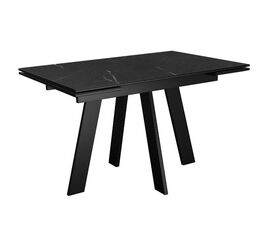 Стол DikLine SKM110 Керамика Черный мрамор/опоры черные | Интернет магазин мебели и декора LifeDekor