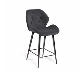 Стул полубарный Crystal, бархат серый 27 | Интернет магазин мебели и декора LifeDekor