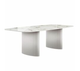 Стол овальный Denver 270, керамика глянцевая / две опоры | Интернет магазин мебели и декора LifeDekor