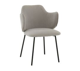 Стул Джиннет NEW велюр светло-серый | Интернет магазин мебели и декора LifeDekor