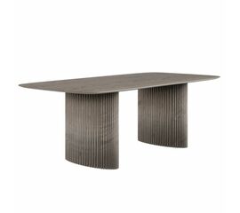 Стол овальный Denver 200, шпон / две опоры | Интернет магазин мебели и декора LifeDekor