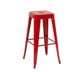 Стул барный TOLIX красный глянцевый KD | Интернет магазин мебели и декора LifeDekor