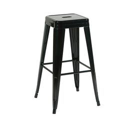 Стул барный TOLIX черный глянцевый KD | Интернет магазин мебели и декора LifeDekor