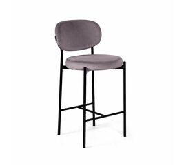 Стул полубарный Mason, бархат серый 27 | Интернет магазин мебели и декора LifeDekor