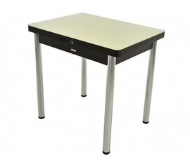 Стол «Бари» стекло молочный, венге | Интернет магазин мебели и декора LifeDekor