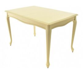 Стол «Кабриоль» 120x80, слоновая кость | Интернет магазин мебели и декора LifeDekor
